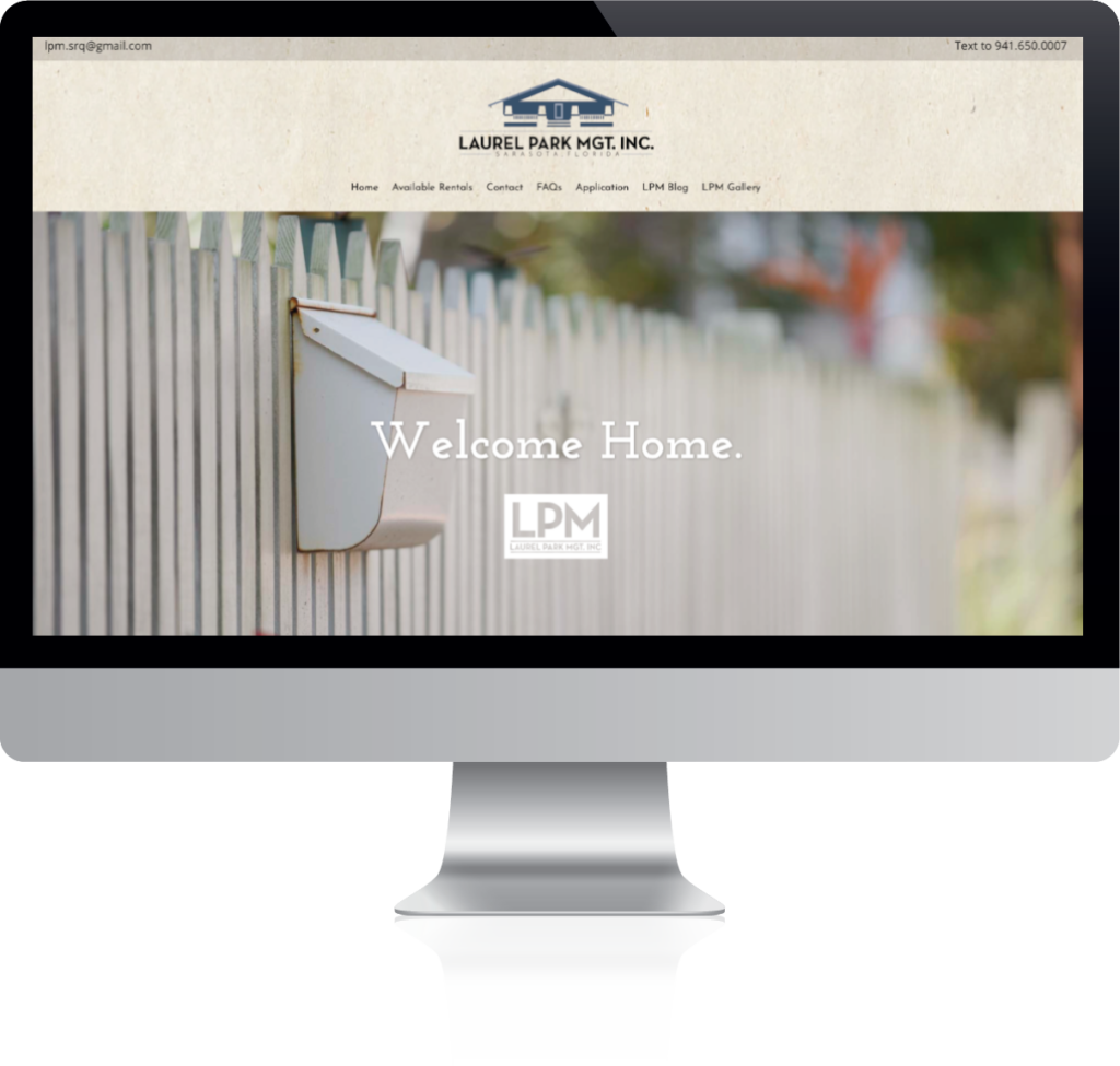Laurel Park Management Website Example
