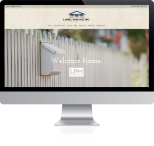 Laurel Park Management Website Example