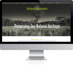 Wildlands Conservation Website Example