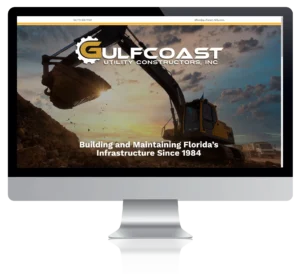 Gulfcoast Utility Constructors Website Example